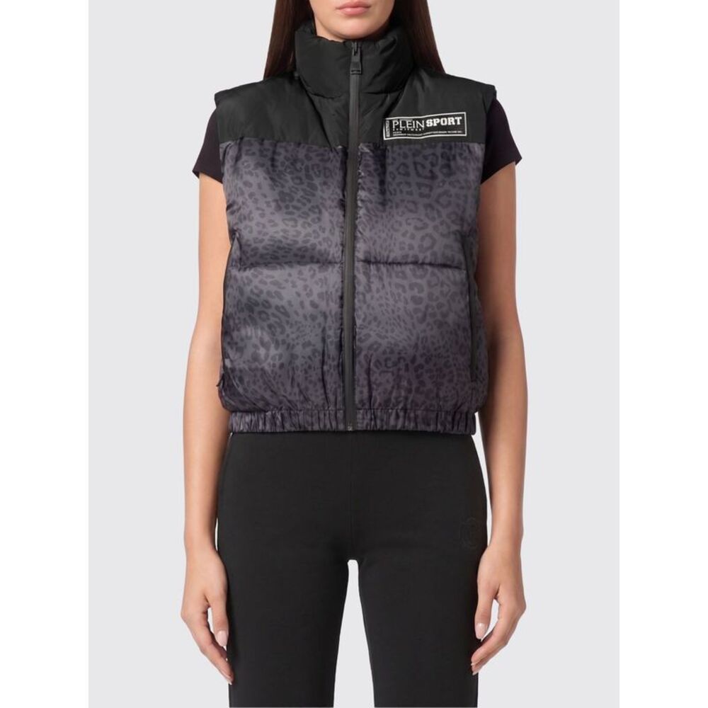 Plein Sport Waistcoat Woman Black